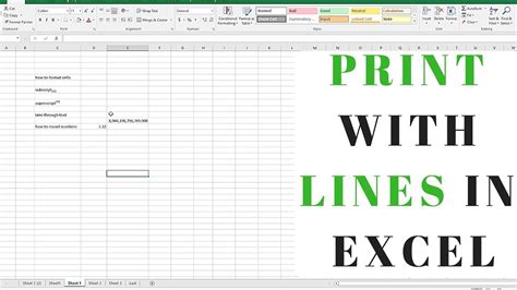 how to turn off print lines in excel and why does the font size affect the readability of text on a printed page